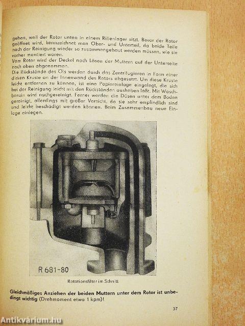 Bedienungsanleitung. IFA Dieselmotor 4VD 14,5/12 SRW