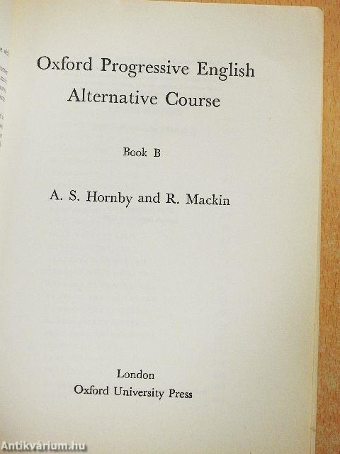 Oxford Progressive English Alternative Course - Book B