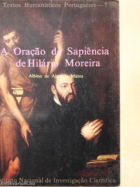 A Oracao de Sapiencia de Hilário Moreira