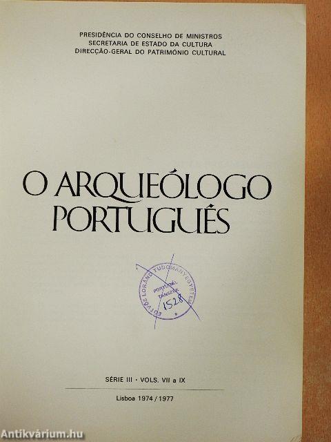 O Arqueólogo Portugués Série III. Vols VII a IX.