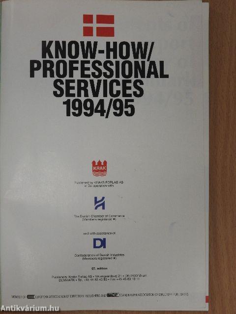 Know-How/Professional Services 1994-95