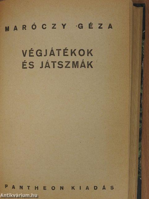 A modern sakk vezérkönyve/A haladó sakkozó vezérkönyve/Végjátékok és játszmák