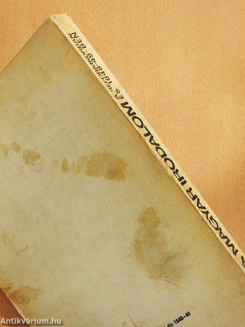 A magyar irodalom a reformkorban és 1848-49-ben