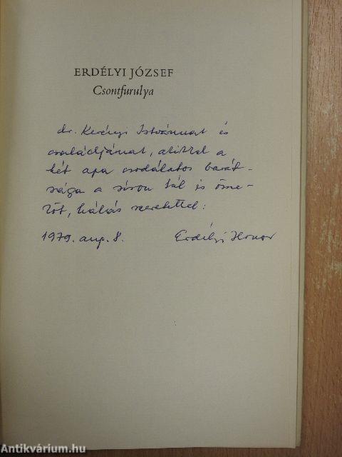 Csontfurulya (dedikált példány)