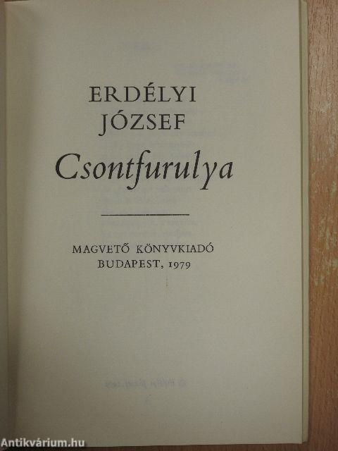 Csontfurulya (dedikált példány)