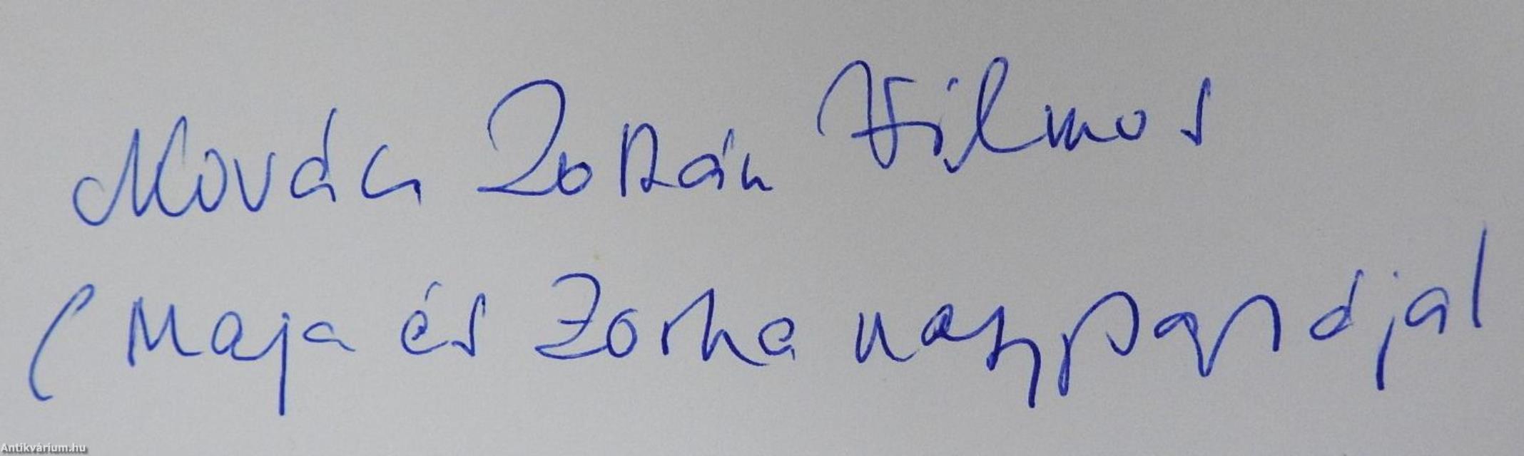 Világcsavargó szélkölyök (dedikált példány)