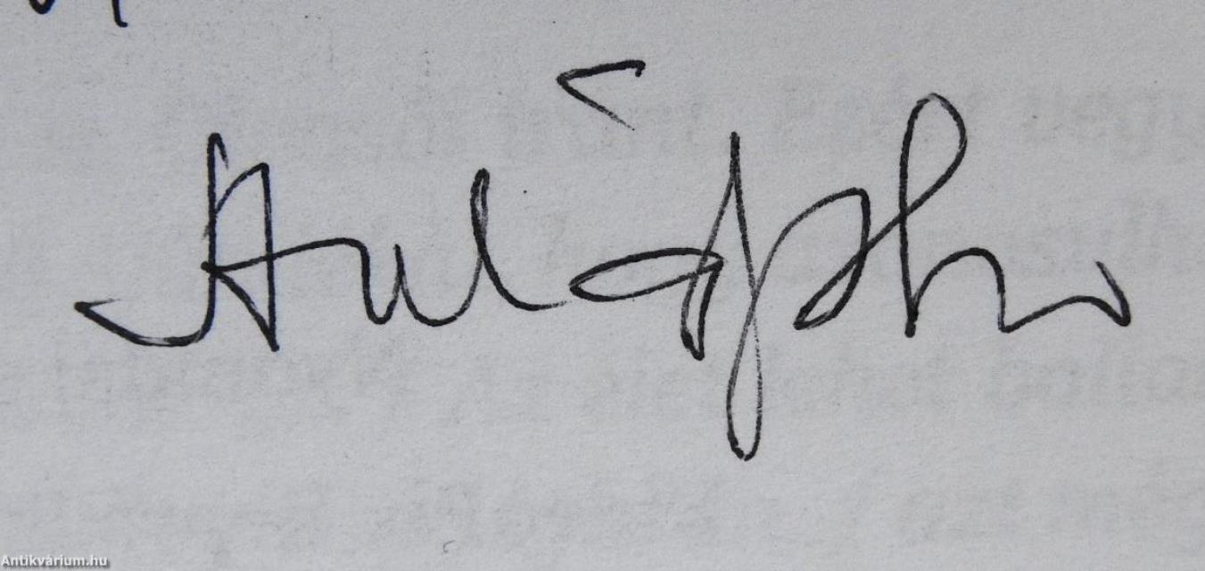 Holnapok tegnapjai (dedikált példány)