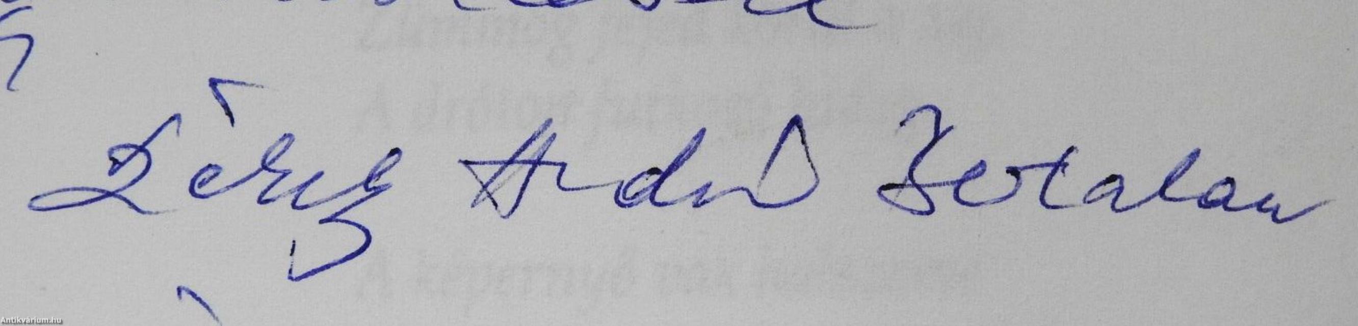 Határhártyák (dedikált példány)
