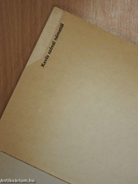 Kevés szóval németül