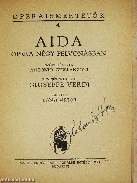 Aida/Rigoletto/Traviata/A trubadur