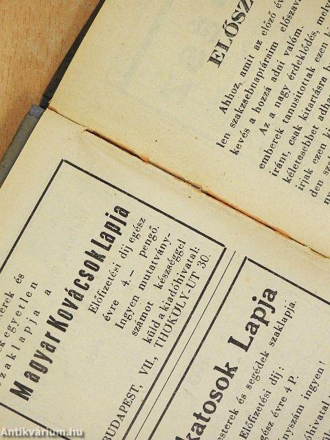 Malom-, gép- és vasipari szak-zsebnaptár 1938.