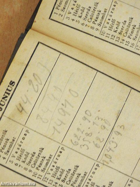 Malom-, gép- és vasipari szak-zsebnaptár 1938.