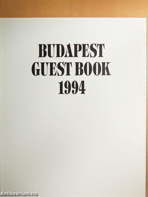 Budapest Guest Book 1994