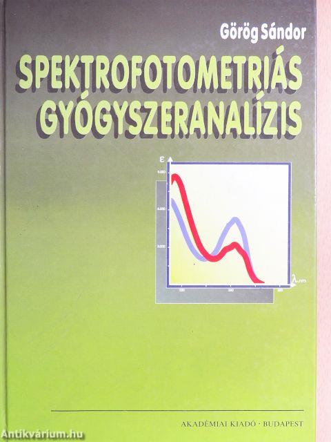 Spektrofotometriás gyógyszeranalízis