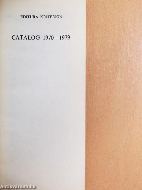 Kriterion katalógus 1970-1979