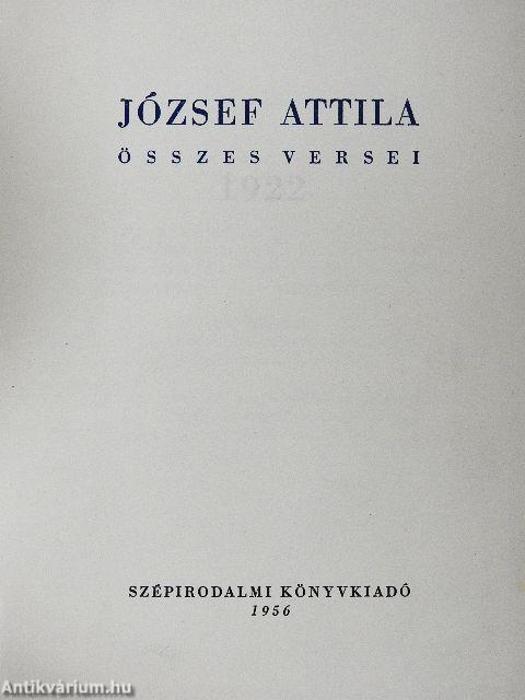 József Attila összes versei