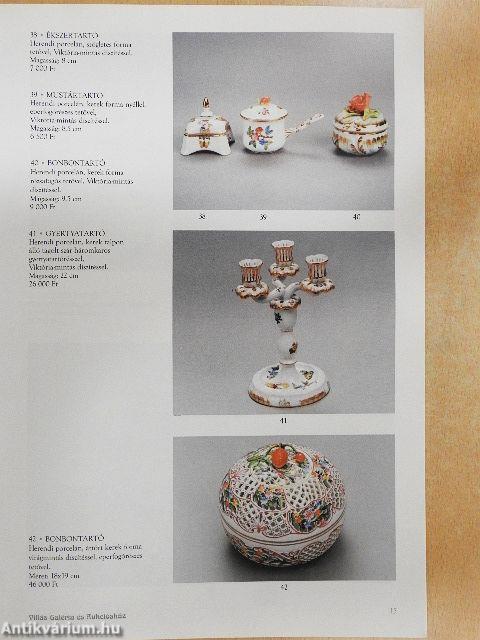 Villás Galéria és Aukciósház Karácsonyi Kamaraárverés