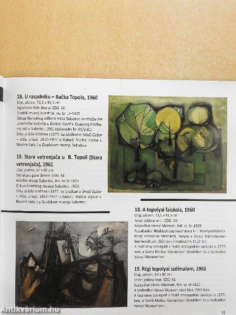 A Topolyai Művésztelep munkái a Szabadkai Városi Múzeum gyűjteményében