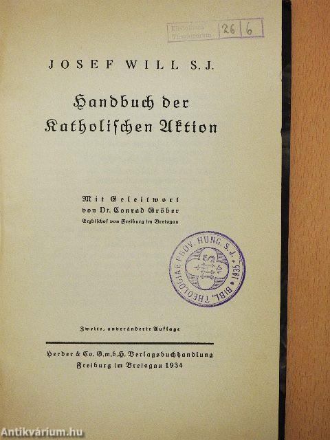 Handbuch der katholischen Aktion (gótbetűs)