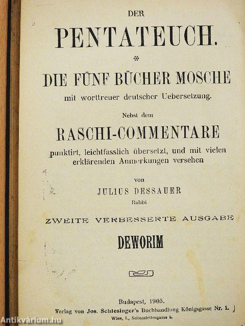Der Pentateuch V.