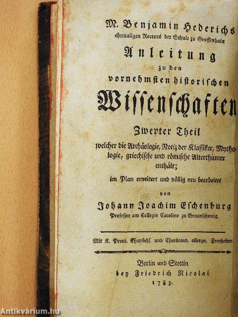 Handbuch der klassischen Literatur (gótbetűs)