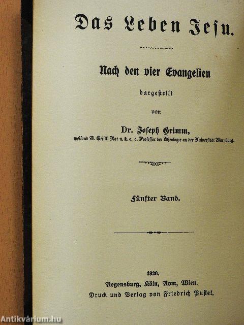 Geschichte der öffentlichen Tätigkeit Jesu IV. (gótbetűs)