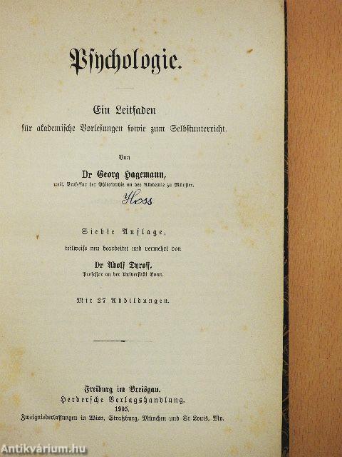 Psychologie (gótbetűs)