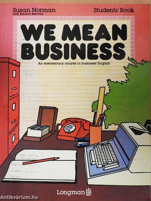 We mean business - Students' Book