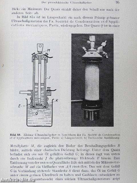 Der Ultraschall und Seine Anwendung in Wissenschaft und Technik