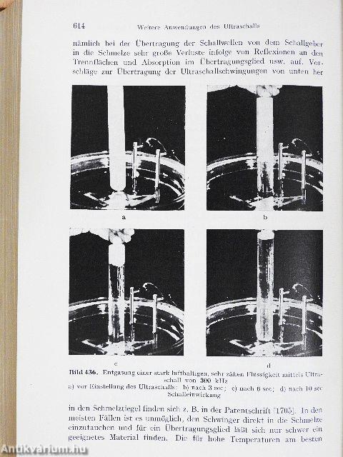 Der Ultraschall und Seine Anwendung in Wissenschaft und Technik