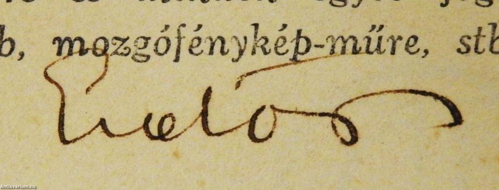 Borsóhercegnő/Novellák (aláírt példány)