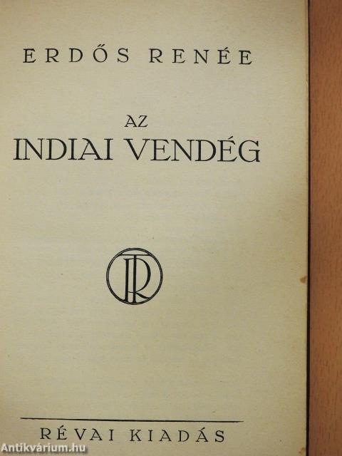 Az indiai vendég (aláírt példány)