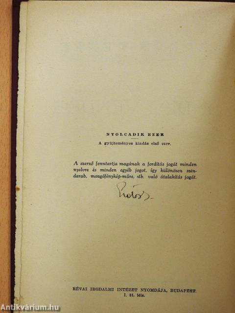 Az indiai vendég (aláírt példány)