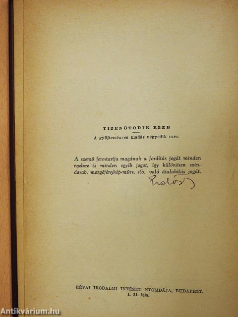 Lavinia Tarsin házassága I-II. (aláírt példány)