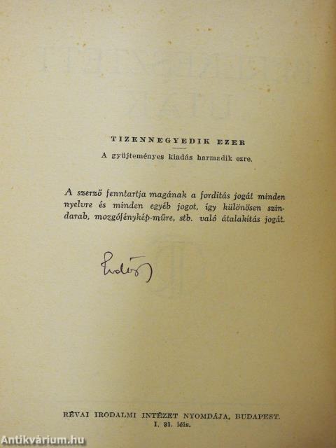 Berekesztett utak I-II. (aláírt példány)