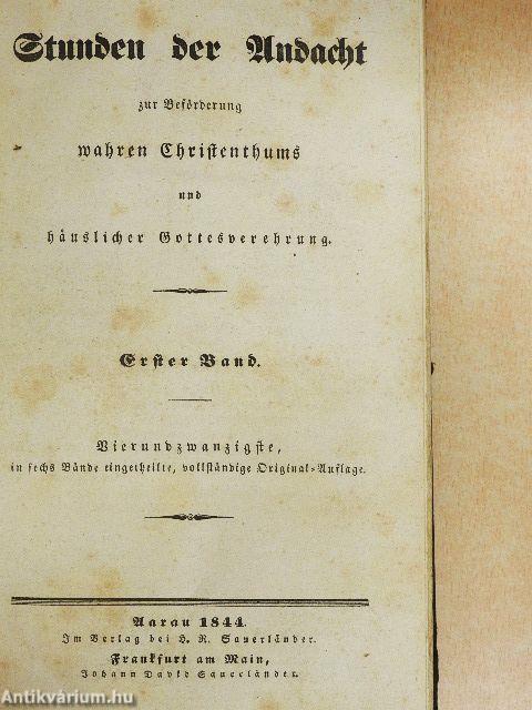 Stunden der Andacht I. (gótbetűs)