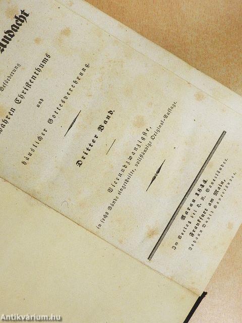 Stunden der Andacht III. (gótbetűs)