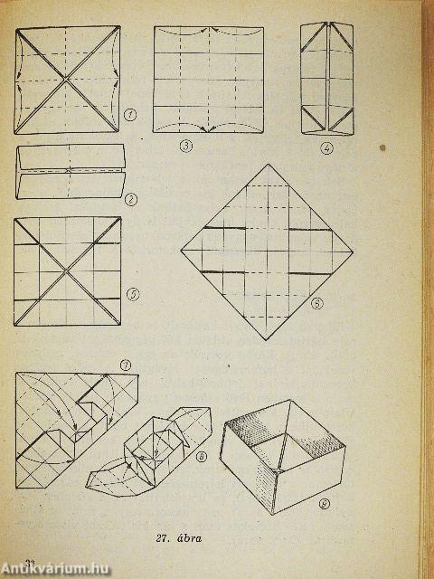 Papírmunkák, hajtogatások