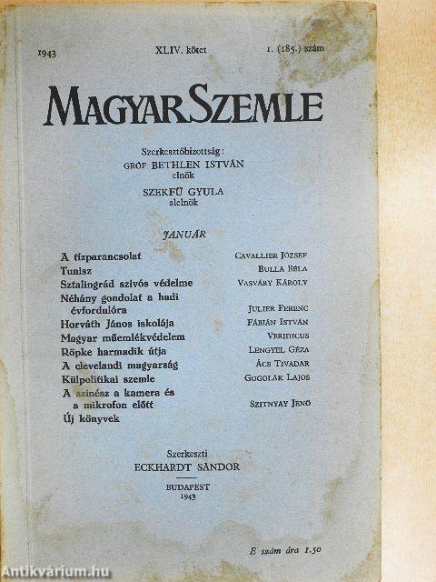 Magyar Szemle 1943. január