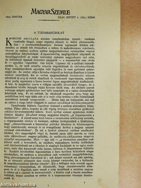 Magyar Szemle 1943. január