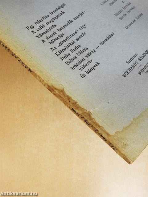 Magyar Szemle 1941. szeptember