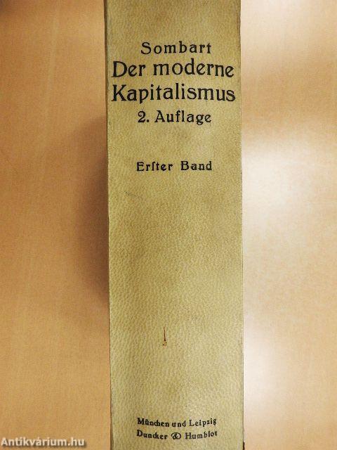 Der moderne Kapitalismus I.