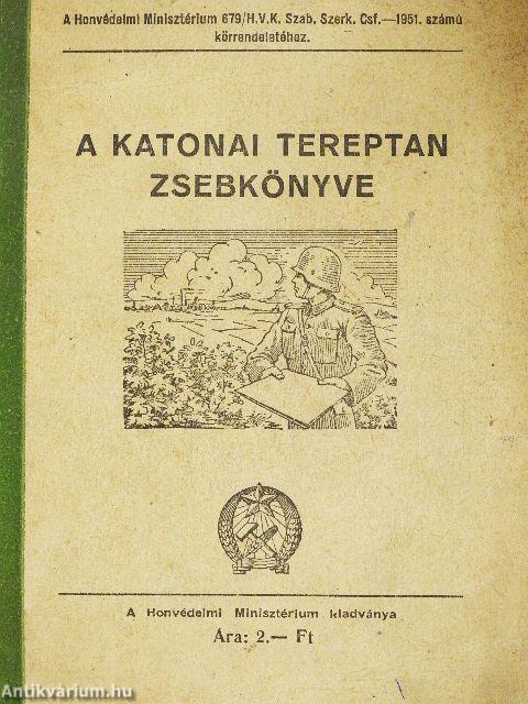 A katonai tereptan zsebkönyve