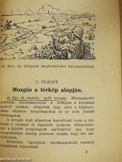 A katonai tereptan zsebkönyve