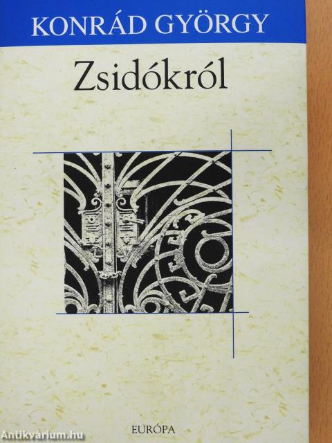Zsidókról (aláírt példány)