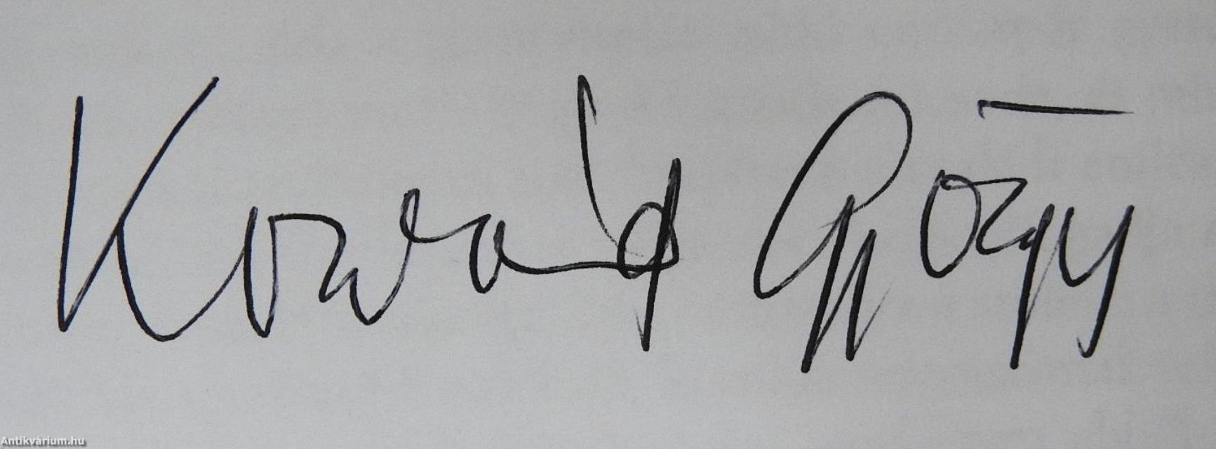 Zsidókról (aláírt példány)