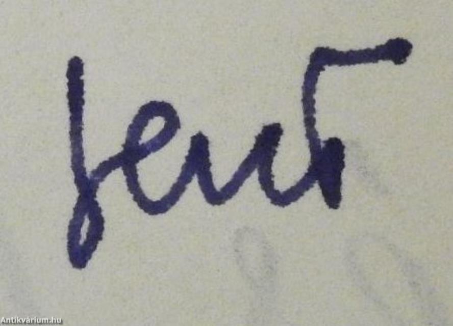 Vád és könyörgés (dedikált példány)