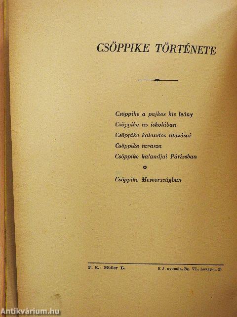 Csöppike kalandos utazásai