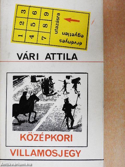 Középkori villamosjegy