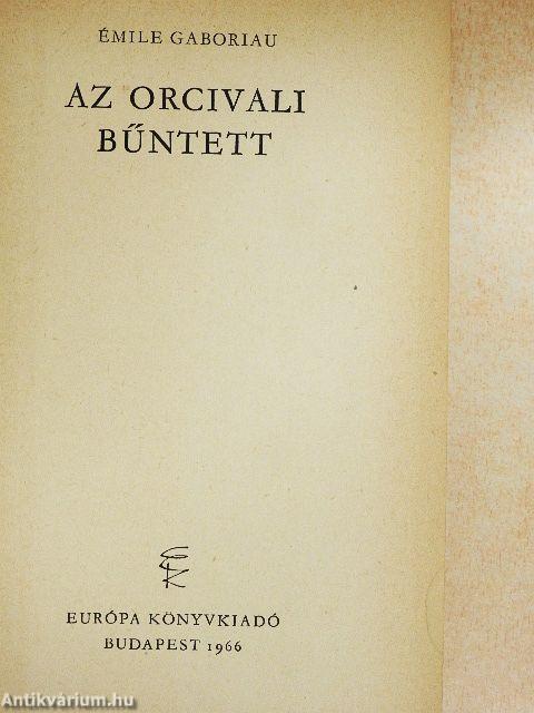 Az orcivali bűntett